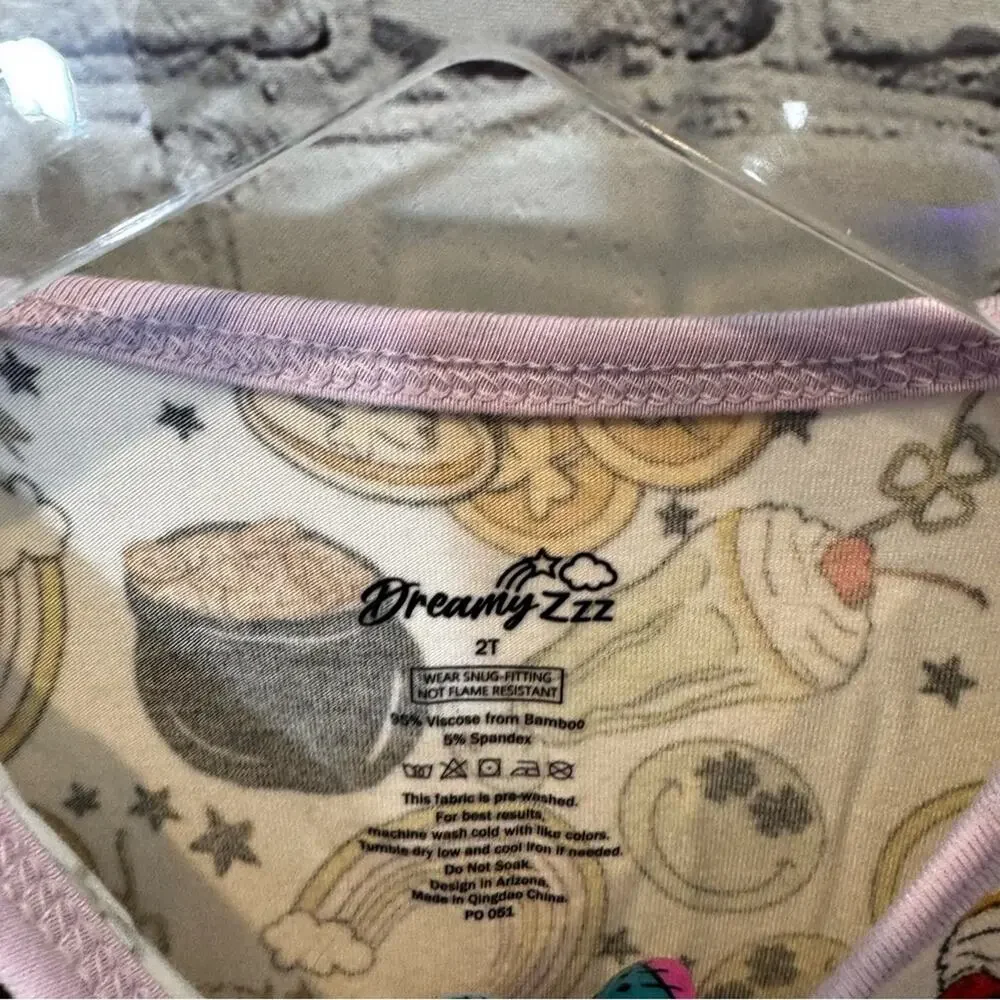 Dream Big Little Co Dreamy Zzz Shamrock Shake Inspired Bamboo Zippie